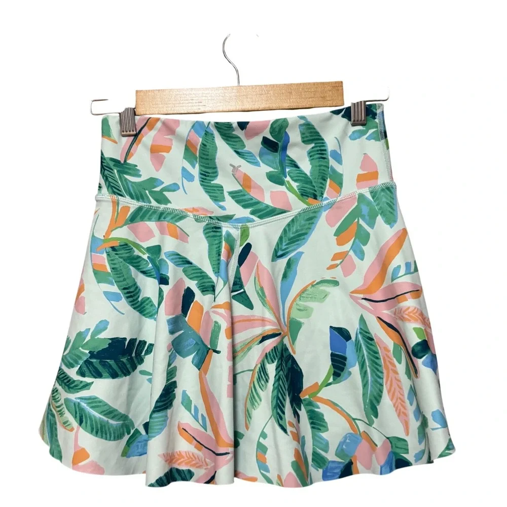 Old‎ Navy Active Skort Girls XL 14-16 Tropical Palm Powersoft Excellent Athletic